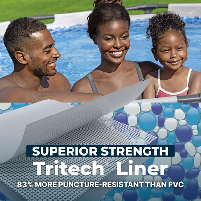 Round Above Ground Outdoor Swimming Pool with Pump |10'x30\"